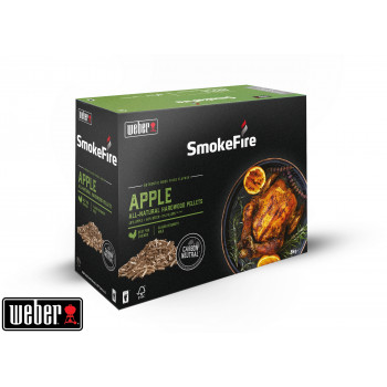 PELLETS DE MADERA - MANZANO 8KG WEBER