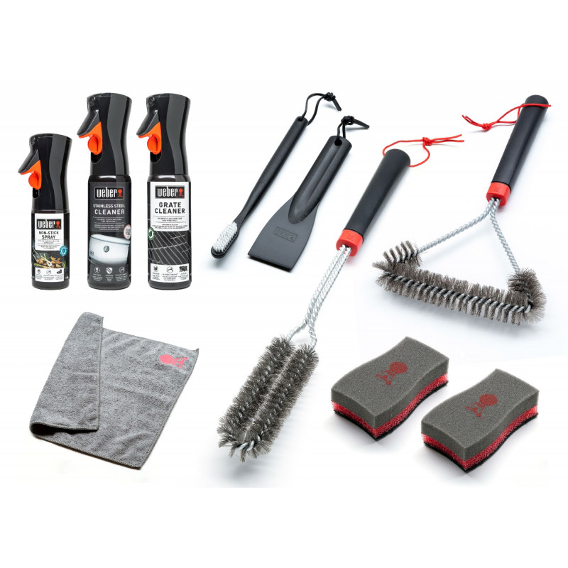 KIT DE LIMPIEZA PARA BARBACOAS DE GAS EN ACERO INXIDABLE WEBER KIT DE LIMPIEZA PARA BARBACOAS DE GAS EN ACERO INXIDABLE WEBER