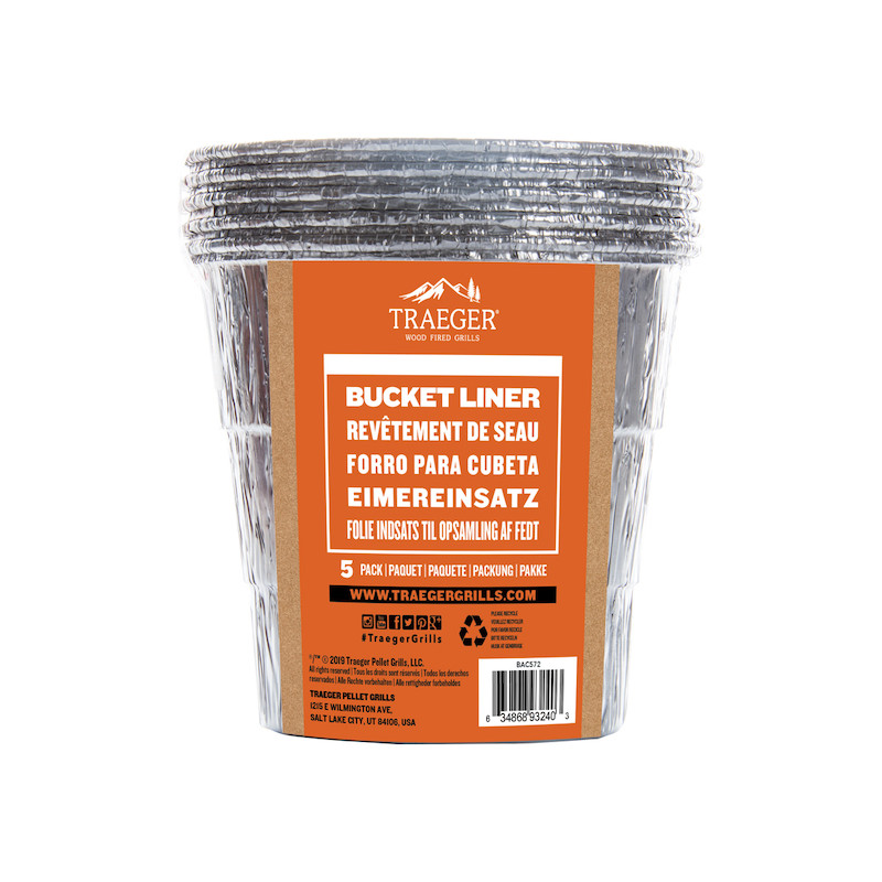CUBO DE ALUMINIO PARA GRASA TRAEGER - 5 ud. CUBO DE ALUMINIO PARA GRASA TRAEGER - 5 ud.