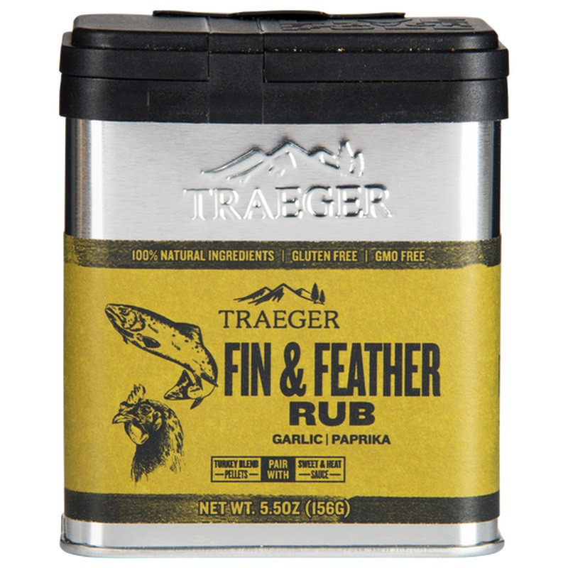 FIN & FEATHER RUB TRAEGER - ESPECIAS PARA PESCADO Y AVES FIN & FEATHER RUB TRAEGER - ESPECIAS PARA PESCADO Y AVES