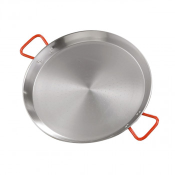 BASTARD PAELLERA VALENCIANA ACERO PULIDO 55 CM XL