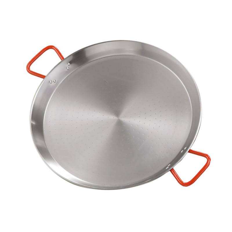 BASTARD PAELLERA VALENCIANA ACERO PULIDO 55 CM XL