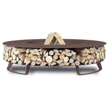 CHIMENEA DE JARDÍN HETTA WOOD 120 CORTEN