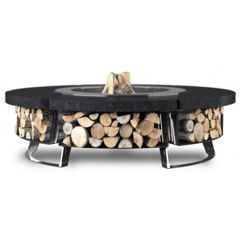 OUTDOOR FIRE PIT HETTA ROUND 155 MONUMENTAL / INOX