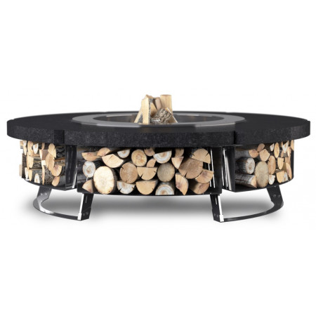 OUTDOOR FIRE PIT HETTA ROUND 155 MONUMENTAL / INOX