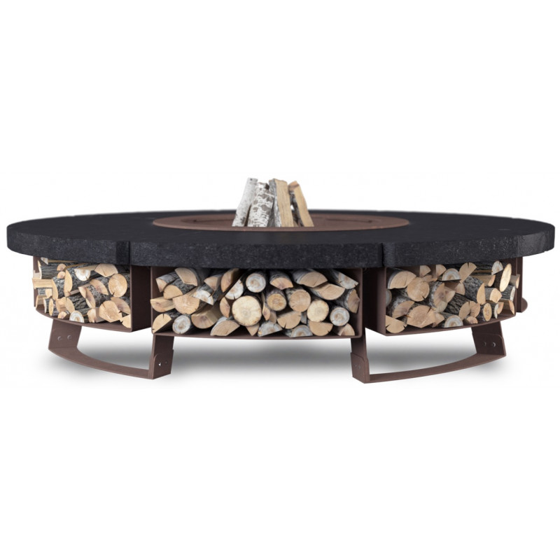 OUTDOOR FIRE PIT HETTA ROUND 230 MONUMENTAL / CORTEN OUTDOOR FIRE PIT HETTA ROUND 230 MONUMENTAL / CORTEN