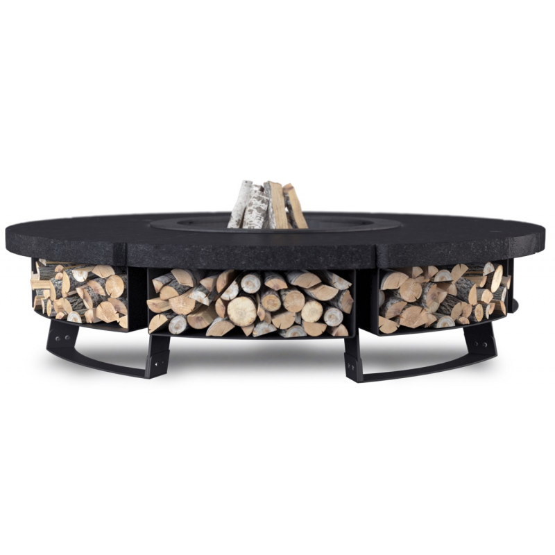 CHIMENEA DE JARDÍN HETTA ROUND 230 MONUMENTAL / BLACK INOX CHIMENEA DE JARDÍN HETTA ROUND 230 MONUMENTAL / BLACK INOX