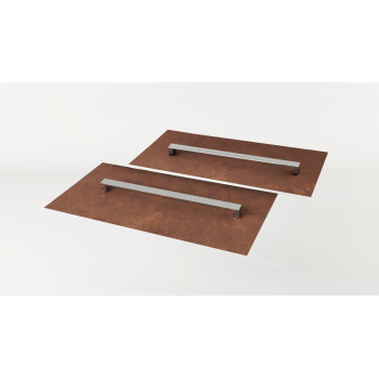 TAPA CORTEN HETTA SQUARE 140