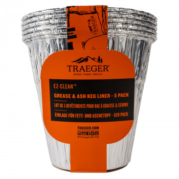 CUBO DE ALUMINIO PARA GRASA Y CENIZAS TRAEGER - 5 ud.
