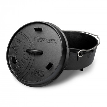 OLLA CON TAPA DE HIERRO FUNDIDO DUTCH OVEN PETROMAX ft4.5 (3,5 litros)