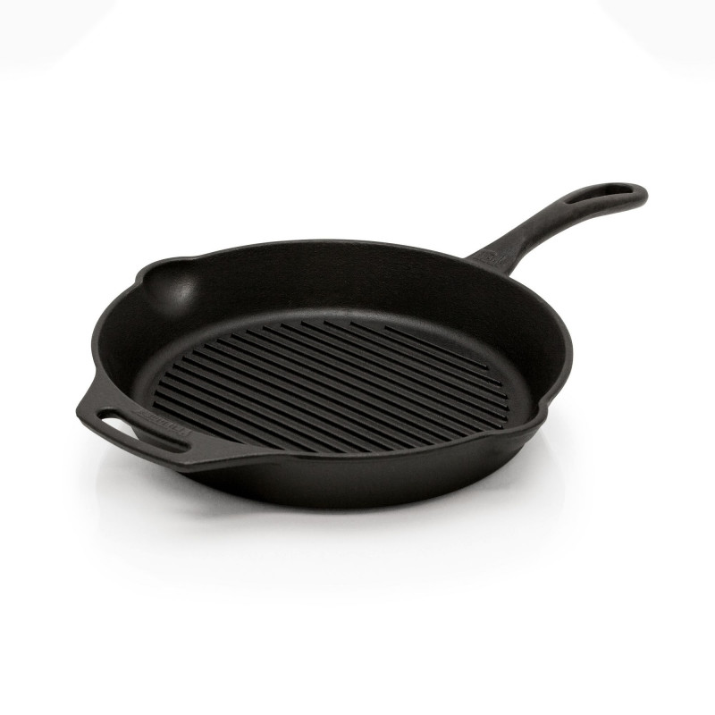SARTÉN GRILL CON MANGO DE HIERRO FUNDIDO PETROMAX gp30-t (ø30 cm/2,5 litros) SARTÉN GRILL CON MANGO DE HIERRO FUNDIDO PETROMAX gp30-t (ø30 cm/2,5 litros)
