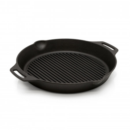 SARTÉN GRILL CON DOS ASAS DE HIERRO FUNDIDO PETROMAX gp35h-t (ø35 cm/3,5 litros)