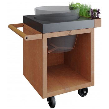 MESA CON TABLA DE HORMIGÓN OFYR 65 PRO PARA BASTARD