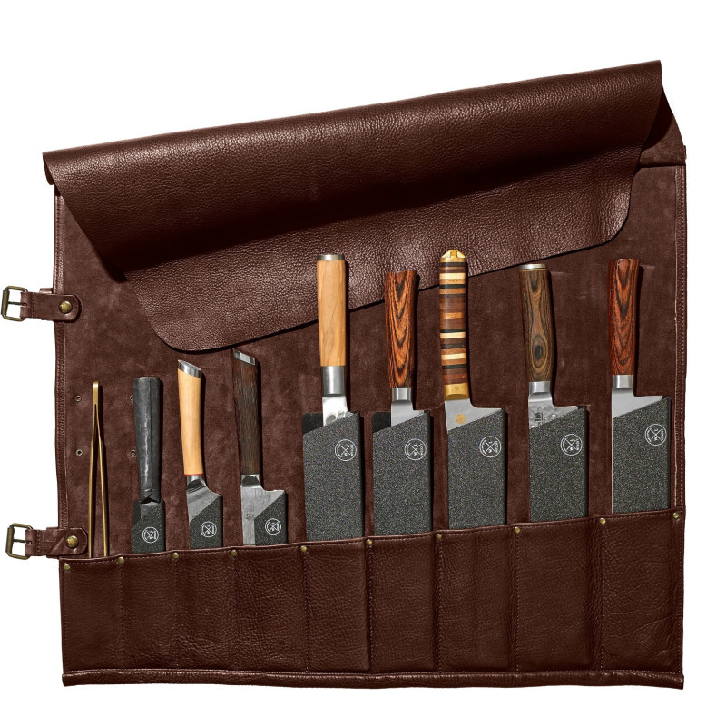ESTUCHE PARA CUCHILLOS–9 BOLSILLOS WITLOFT (MARRÓN OSCURO/MARRÓN OSCURO) ESTUCHE PARA CUCHILLOS–9 BOLSILLOS WITLOFT (MARRÓN OSCURO/MARRÓN OSCURO)