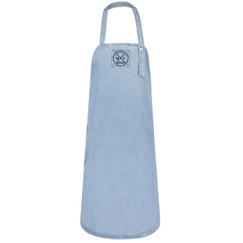 DELANTAL CLÁSICO CORTO DENIM WITLOFT - AZUL CLARO