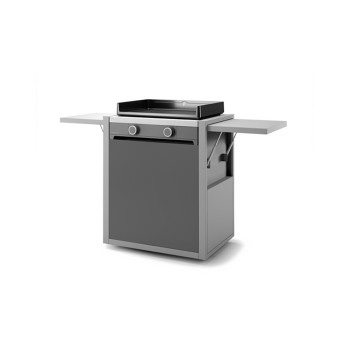 PACK PLANCHA FORGE ADOUR MODERN GAS 60 CHASIS ACERO ESMALTADO + CARRO