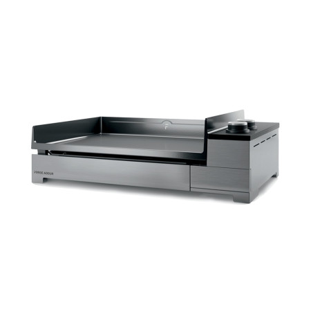 PLANCHA FORGE ADOUR PREMIUM ELECTRICA 60 CHASIS ACERO NEGRO Y GRIS