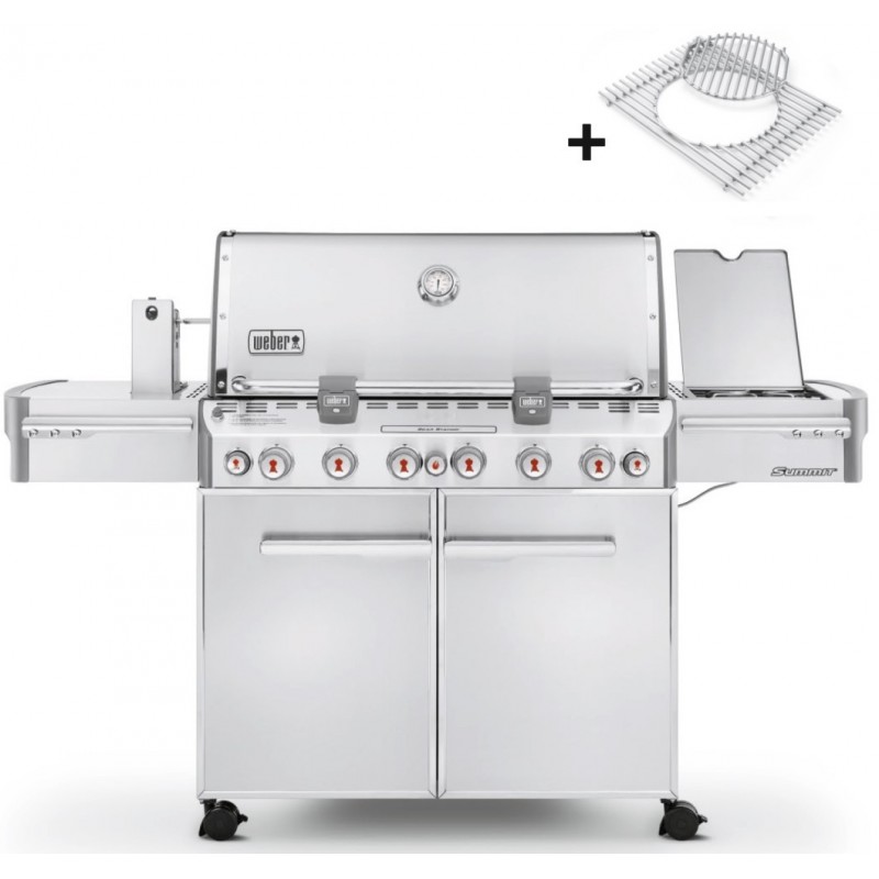 BARBACOA WEBER SUMMIT S-670 INOX + FUNDA BARBACOA WEBER SUMMIT S-670 INOX + FUNDA