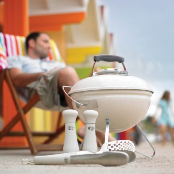 BARBACOA WEBER SMOKEY JOE PREMIUM 37cm (MARFIL)