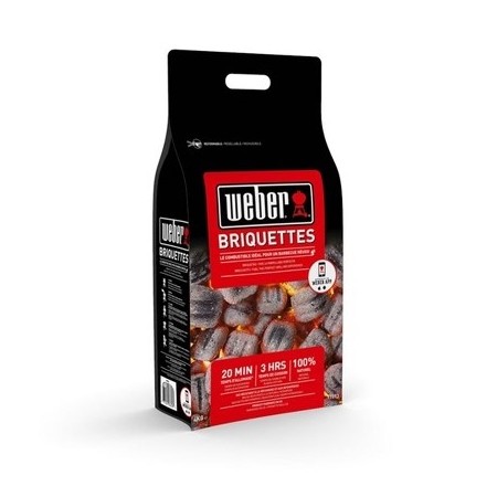 SACO DE 4kg. DE BRIQUETAS CARBÓN PREMIUM