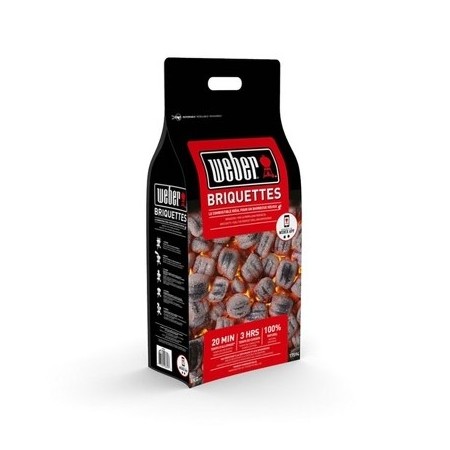 SACO DE 8kg. DE BRIQUETAS CARBÓN PREMIUM