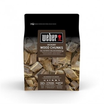 HICKORY WOOD CHUNKS FOR SMOKING