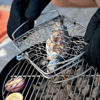 CESTA WEBER PARA PESCADO PEQUEÑA