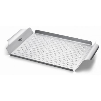 BANDEJA RECTANGULAR DE ACERO INOXIDABLE WEBER