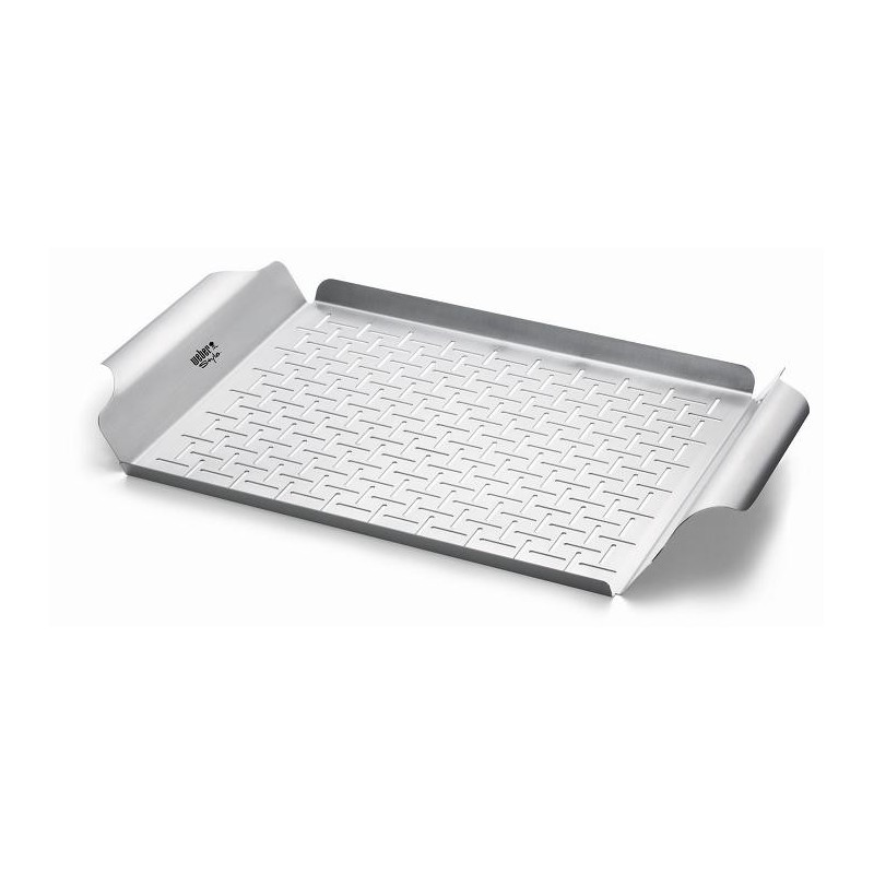 BANDEJA RECTANGULAR DE ACERO INOXIDABLE WEBER BANDEJA RECTANGULAR DE ACERO INOXIDABLE WEBER