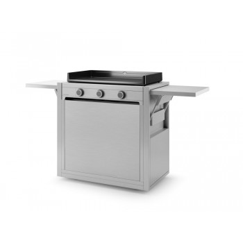 CARRO INOX CERRADO PARA PLANCHA MODERN 75 DE FORGE ADOUR