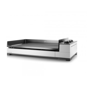 PLANCHA FORGE ADOUR PREMIUM GAS 75 CHASSIS ACERO ESMALTADO NEGRO Y GRIS