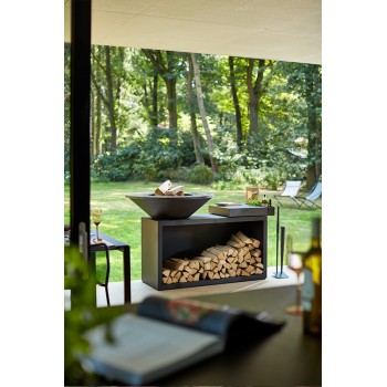 BARBACOA OFYR ISLA DE MADERA BLACK OIB-85-TW