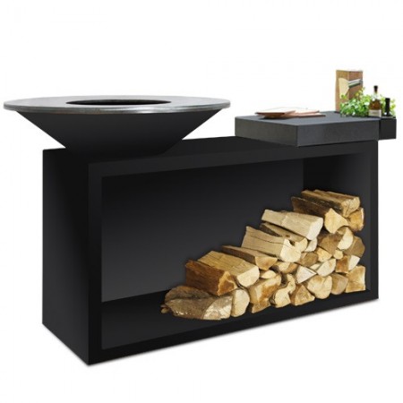 BARBECUE OFYR ISLAND CERAMIC BLACK OIB-85-CD