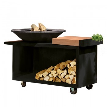 BARBACOA OFYR ISLA DE MADERA BLACK PRO OIB-100-PRO-TW