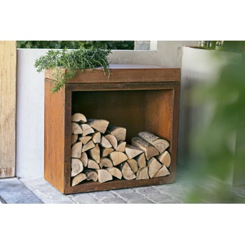MESA DE CORTE DE TECA ALMACENAJE OFYR BUTCHER BLOCK BBS-90-TW