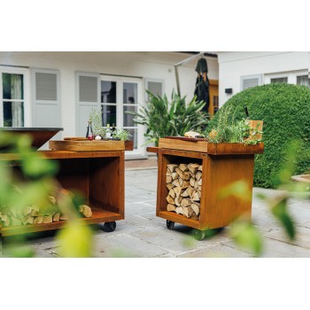 OFYR MISE EN PLACE TABLE PRO TEAK WOOD MP-65-PRO-TW