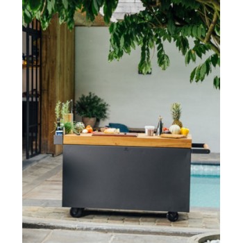 OFYR MISE EN PLACE PRO MESA DE TECA BLACK MP-B-135-PRO-TW