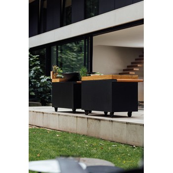 OFYR MISE EN PLACE PRO MESA DE TECA BLACK MP-B-135-PRO-TW