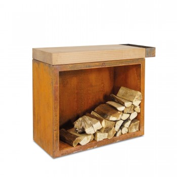MESA DE CORTE DE TECA ALMACENAJE OFYR BUTCHER BLOCK BBS-90-TW