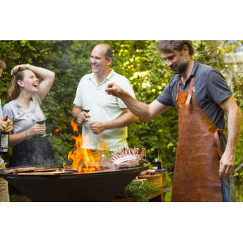 LEATHER APRON BROWN OFYR