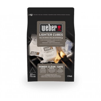 PACK DE 22 PASTILLAS DE ENCENDIDO BLANCAS WEBER