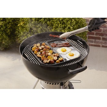 PLANCHA Y PARRILLA PARA MARCAR CARNE -  2EN1 WEBER
