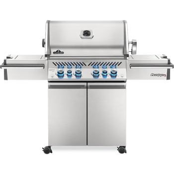 BARBACOA NAPOLEON PRESTIGE PRO 500 CON QUEMADOR LATERAL Y TRASERO INFRARROJOS INOX