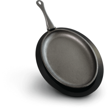 CAST IRON SKILLET WITH TRAY NAPOLEON