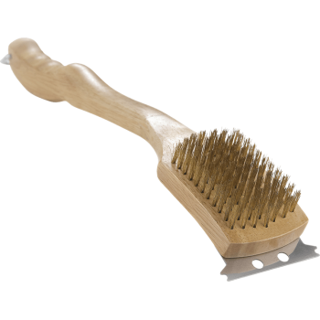 WOODEN BRUSH WITH BRASS BRISTLES NAPOLEON