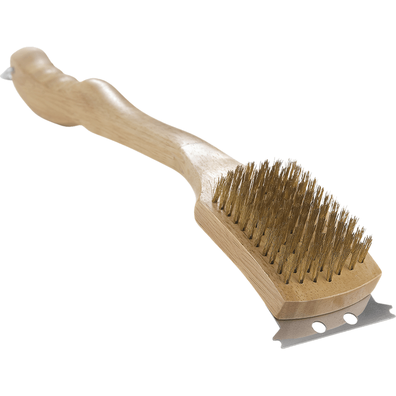 WOODEN BRUSH WITH BRASS BRISTLES NAPOLEON WOODEN BRUSH WITH BRASS BRISTLES NAPOLEON