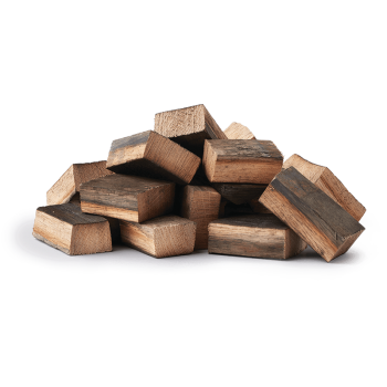 TROZOS DE MADERA DE ROBLE DE BARRIL DE WHISKY PARA AHUMAR NAPOLEON