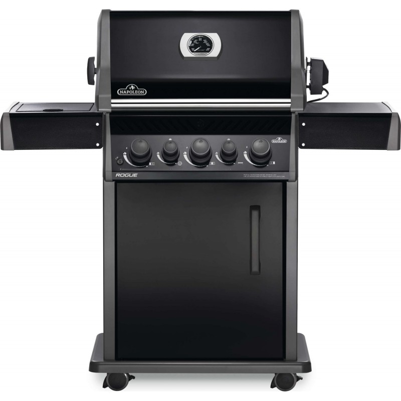 BARBACOA NAPOLEON ROGUE 425 CON QUEMADOR LATERAL, TRASERO INFRARROJO Y ASADOR NEGRA BARBACOA NAPOLEON ROGUE 425 CON QUEMADOR LATERAL, TRASERO INFRARROJO Y ASADOR NEGRA