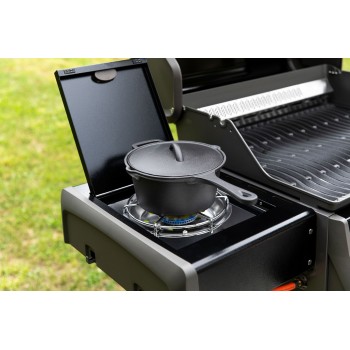 BARBACOA NAPOLEON ROGUE 425 CON QUEMADOR LATERAL, TRASERO INFRARROJO Y ASADOR NEGRA