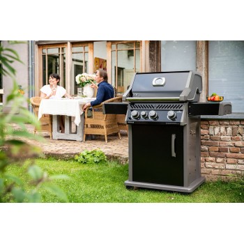 BARBACOA NAPOLEON ROGUE XT 425 CON QUEMADOR LATERAL INFRARROJO NEGRA